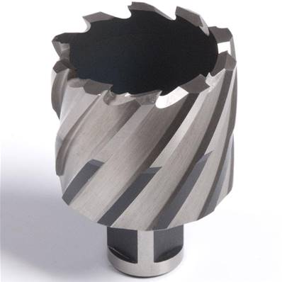Fraise à carotter courte HSS Weldon 19 - 22 mm