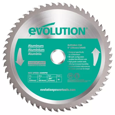 Lame de scie Spécial coupe Aluminium 230 mm - 80 dents