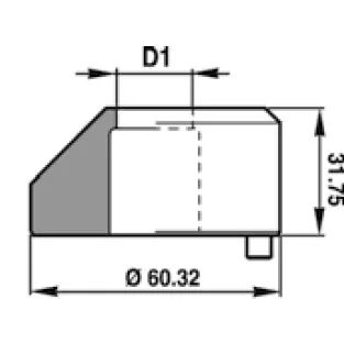 Matrice ronde FICEP A21578 D. 15,50 mm pour poinçonneuse CNC