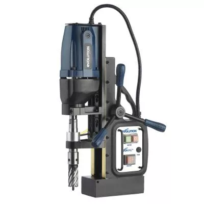 Perceuse magnétique S28MAG - perceuse de précision pour perçage dans le métal avec base magnétique pour stabilité accrue